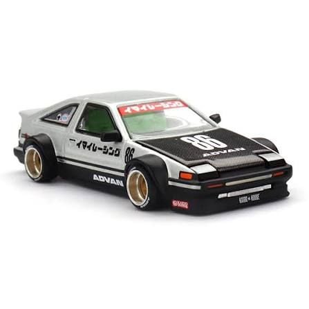 Mô hình xe Toyota AE86 Sprinter Trueno Kaido Street V2 tỉ lệ 1:64 Kaido House KHMG218 