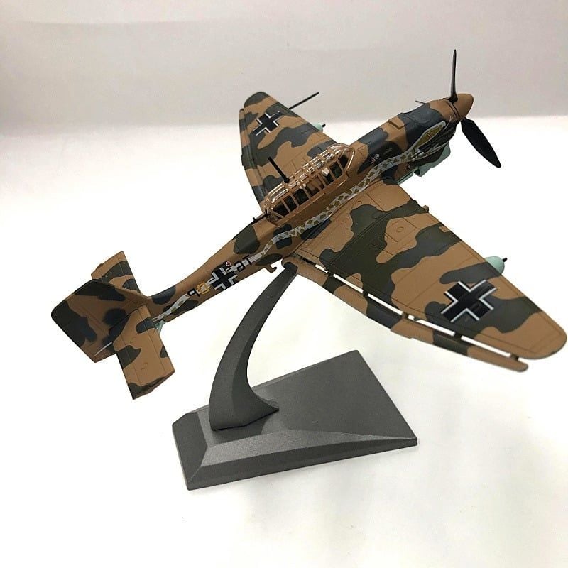  Mô hình máy bay quân sự cánh quạt German Junkers Stuka JU-87 JU87 Bomber tỉ lệ 1:72 NS model MBQS054 