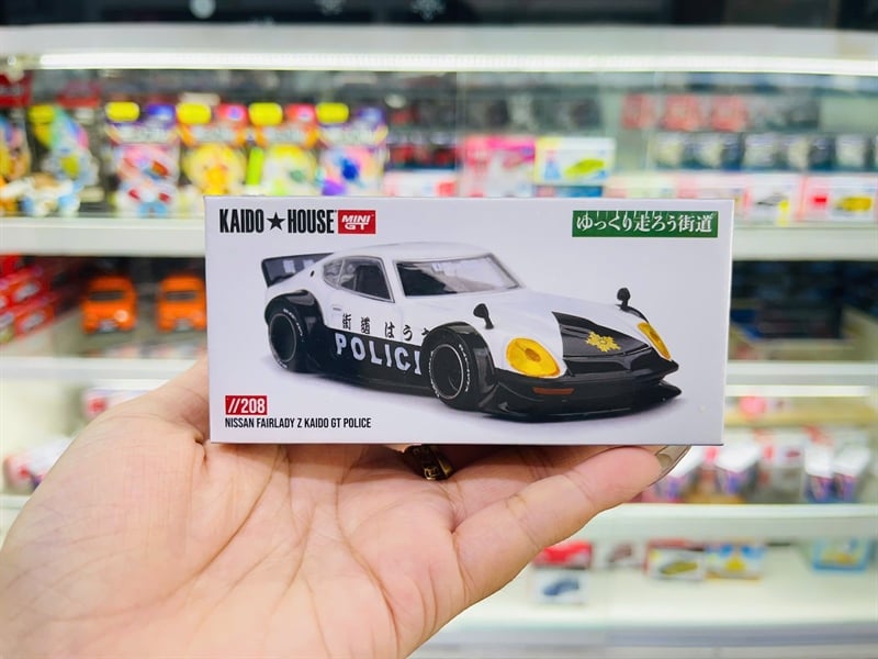  Mô hình xe Nissan Fairlady Kaido GT police tỉ lệ 1:64 Kaido House KHMG208 