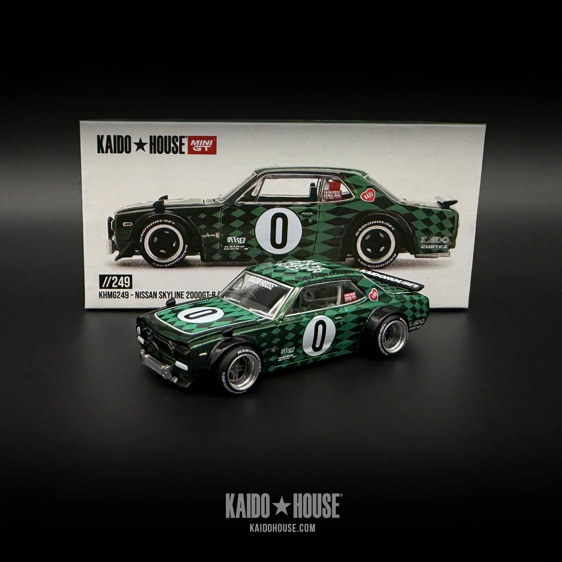  Mô hình xe Nissan Skyline 2000GT-R (KPGC10) Cortez V1 tỉ lệ 1:64 Kaido House x MiniGT KHMG249 
