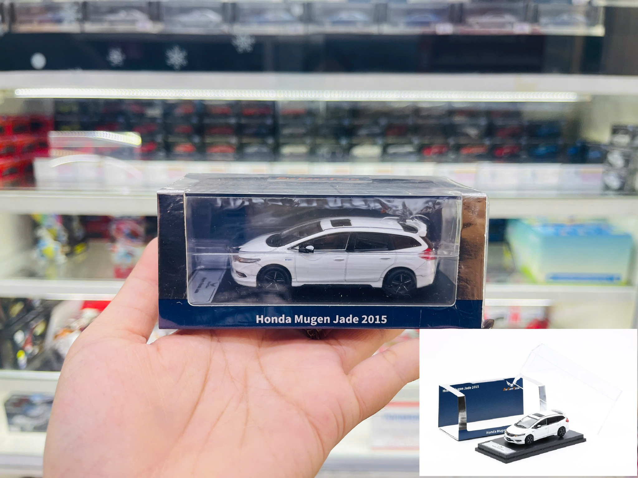  Mô hình xe Honda Mugen Jade 2015, RHD, White tỉ lệ 1:64 DCT Model LL-034-257 