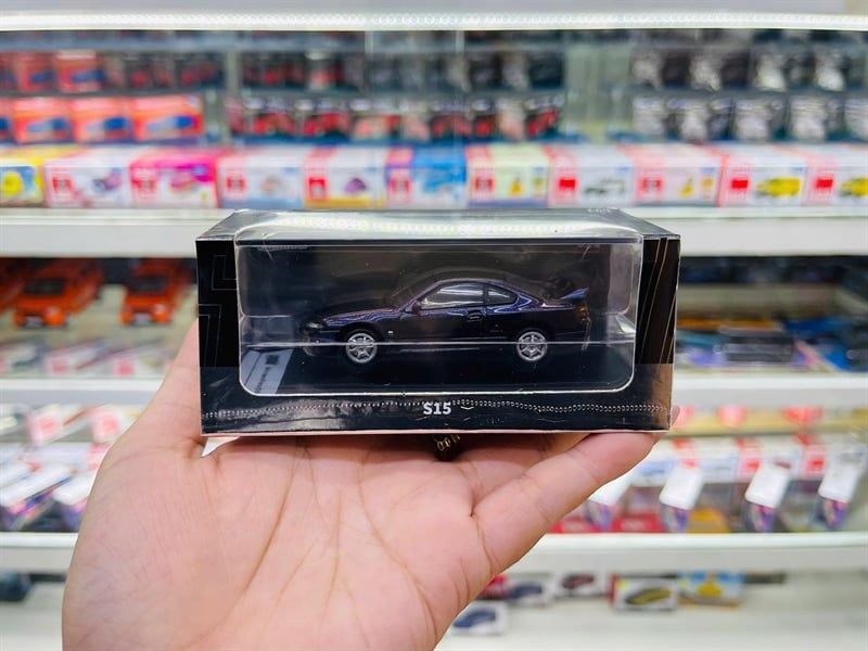  Mô hình xe Nissan S15 Midnight Purple (RHD) tỉ lệ 1:64 Shadow LL-051-243 