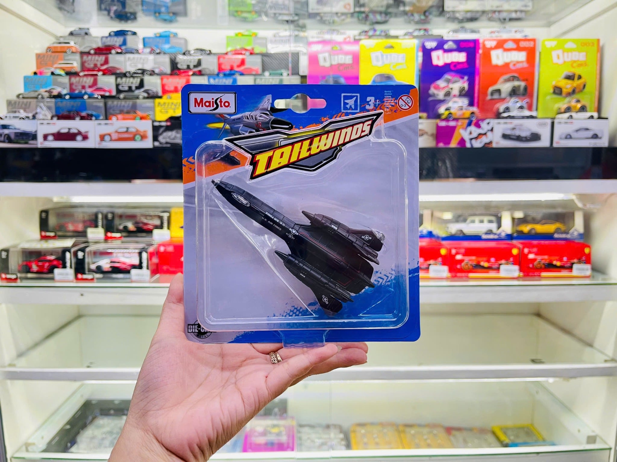  Mô hình máy bay #0061 SR-71 Blackbird - Dull Black maisto 12 cm 14106 MB12007 