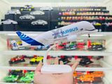  Mô hình máy bay vận chuyển Super Beluga Airbus XL whale có bánh xe kích thước 20cm MB20131 
