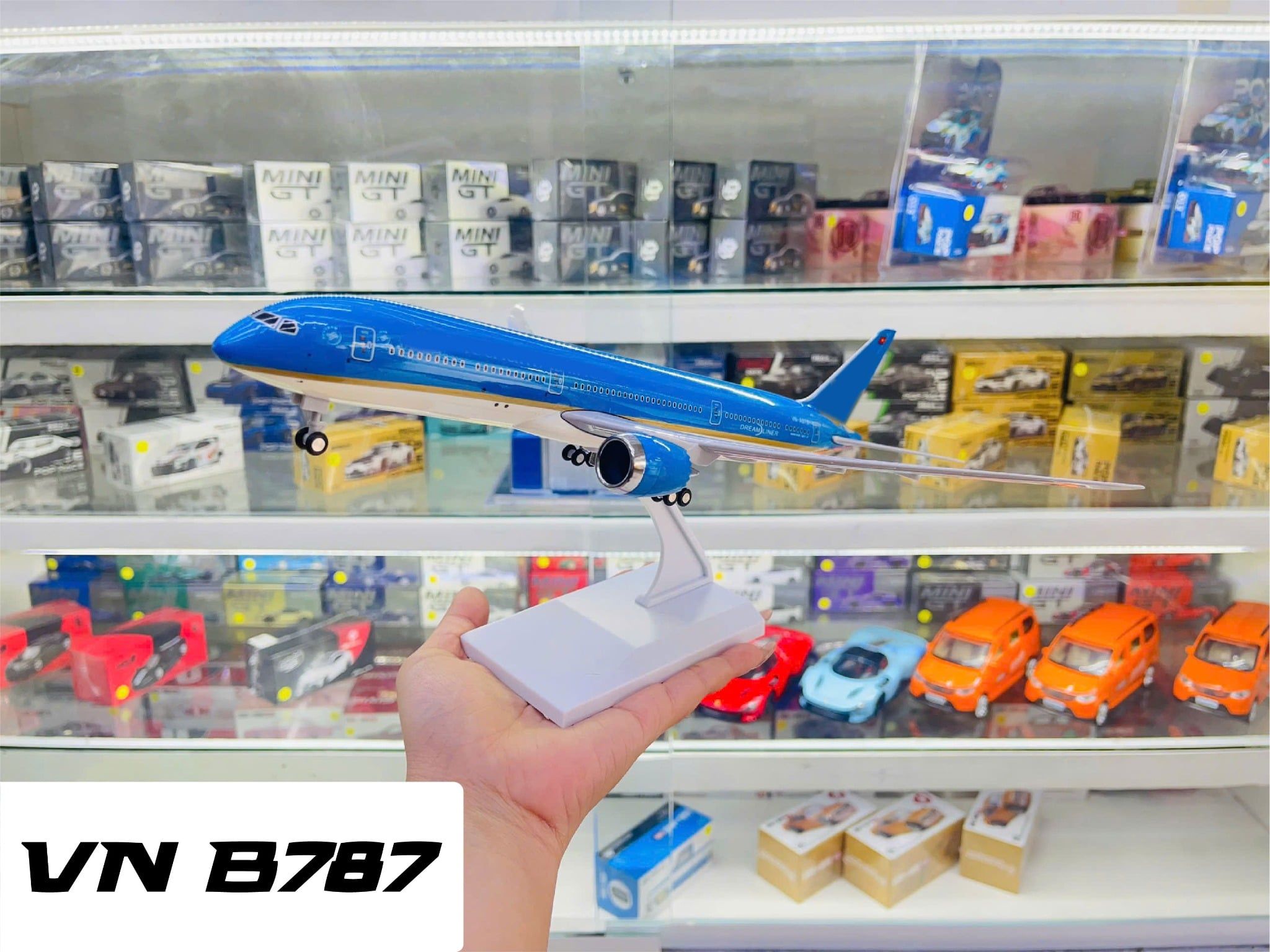  Mô hình máy bay VN Boeing B787 kích thước 30cm MB30037 