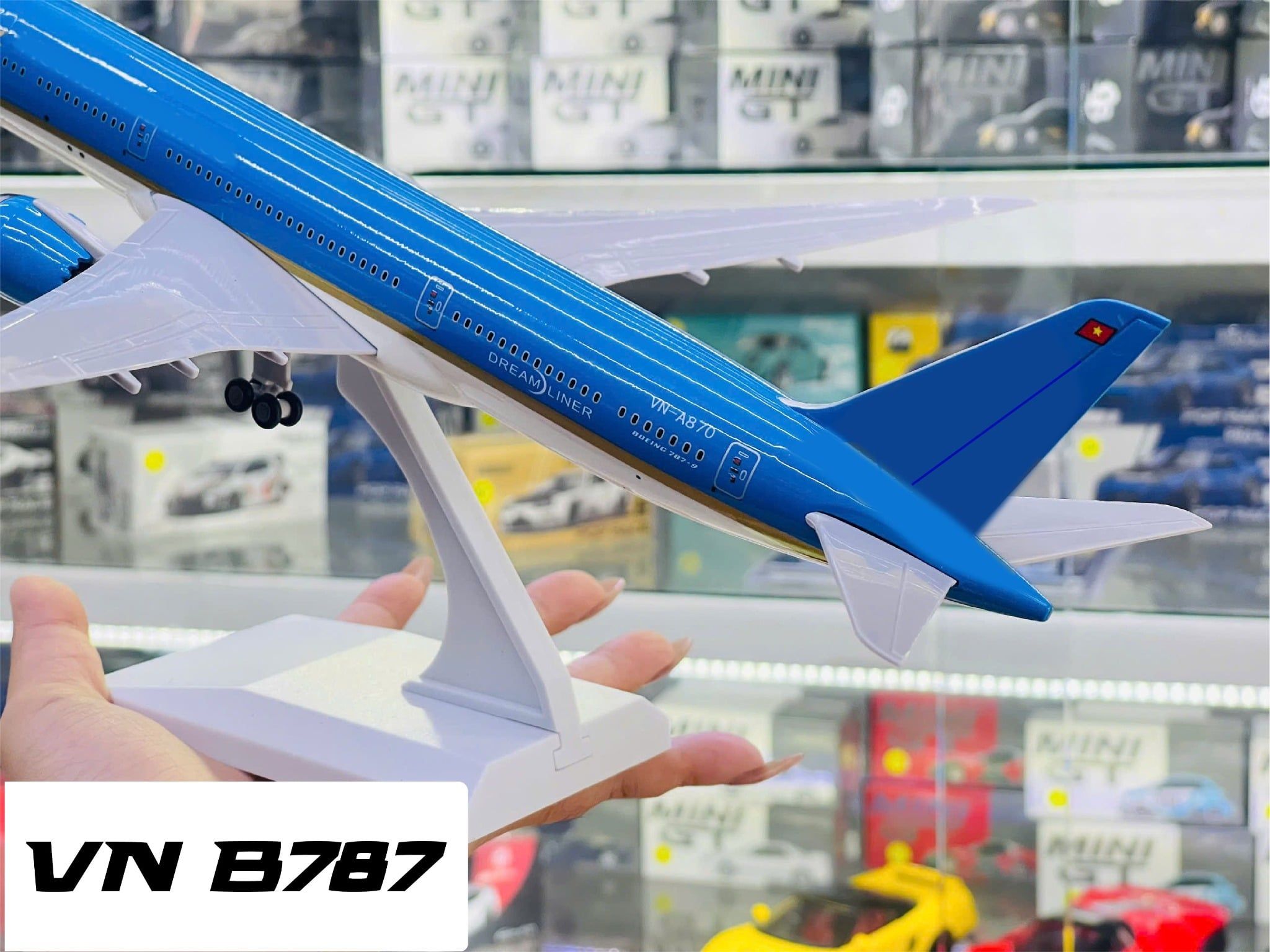  Mô hình máy bay VN Boeing B787 kích thước 30cm MB30037 