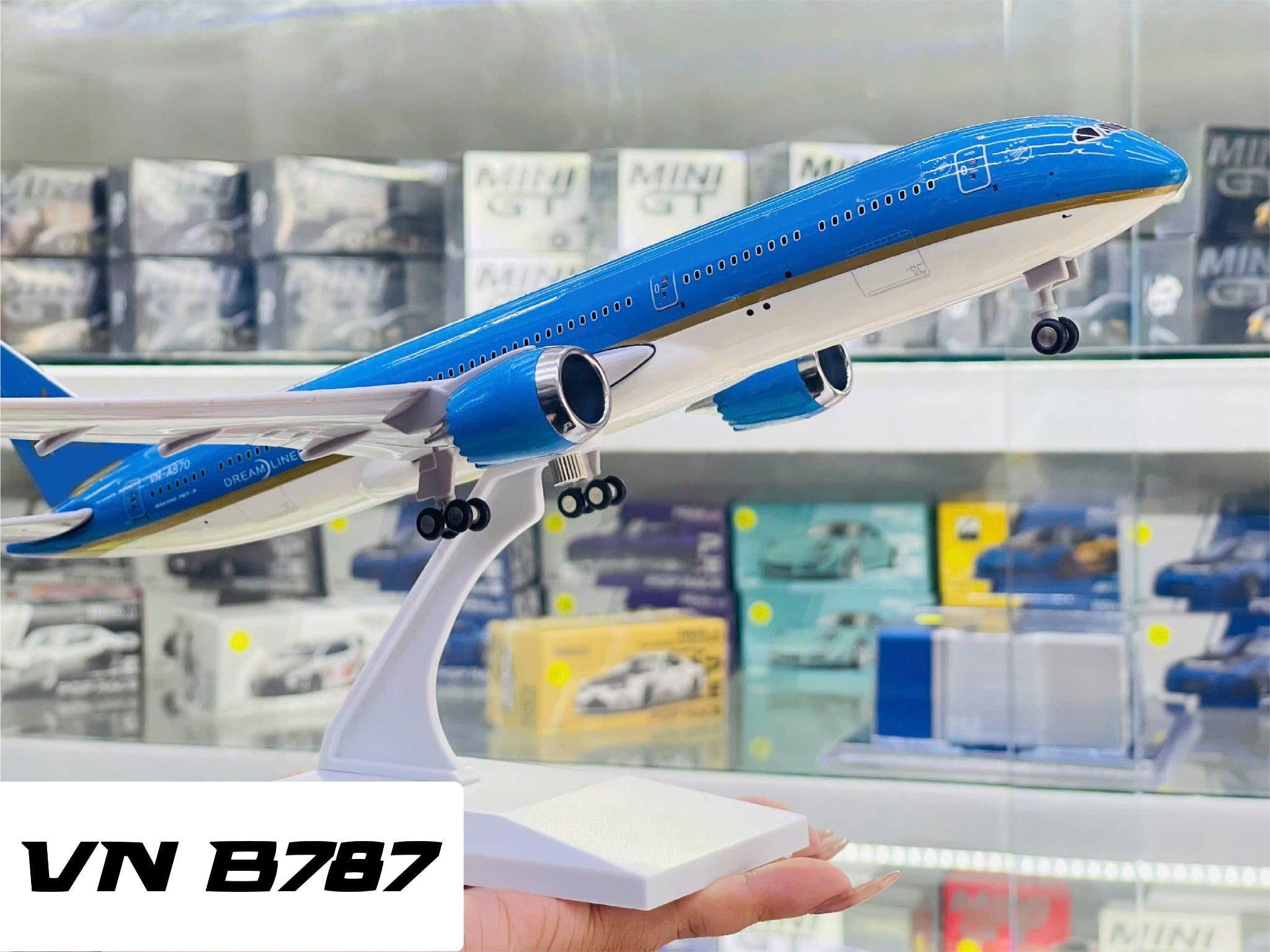  Mô hình máy bay VN Boeing B787 kích thước 30cm MB30037 