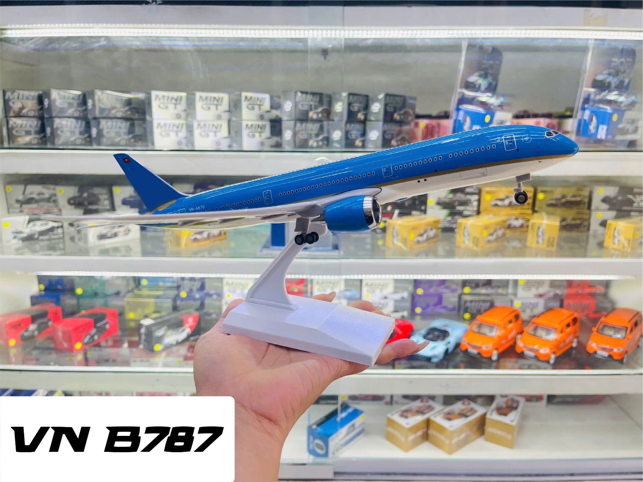  Mô hình máy bay VN Boeing B787 kích thước 30cm MB30037 