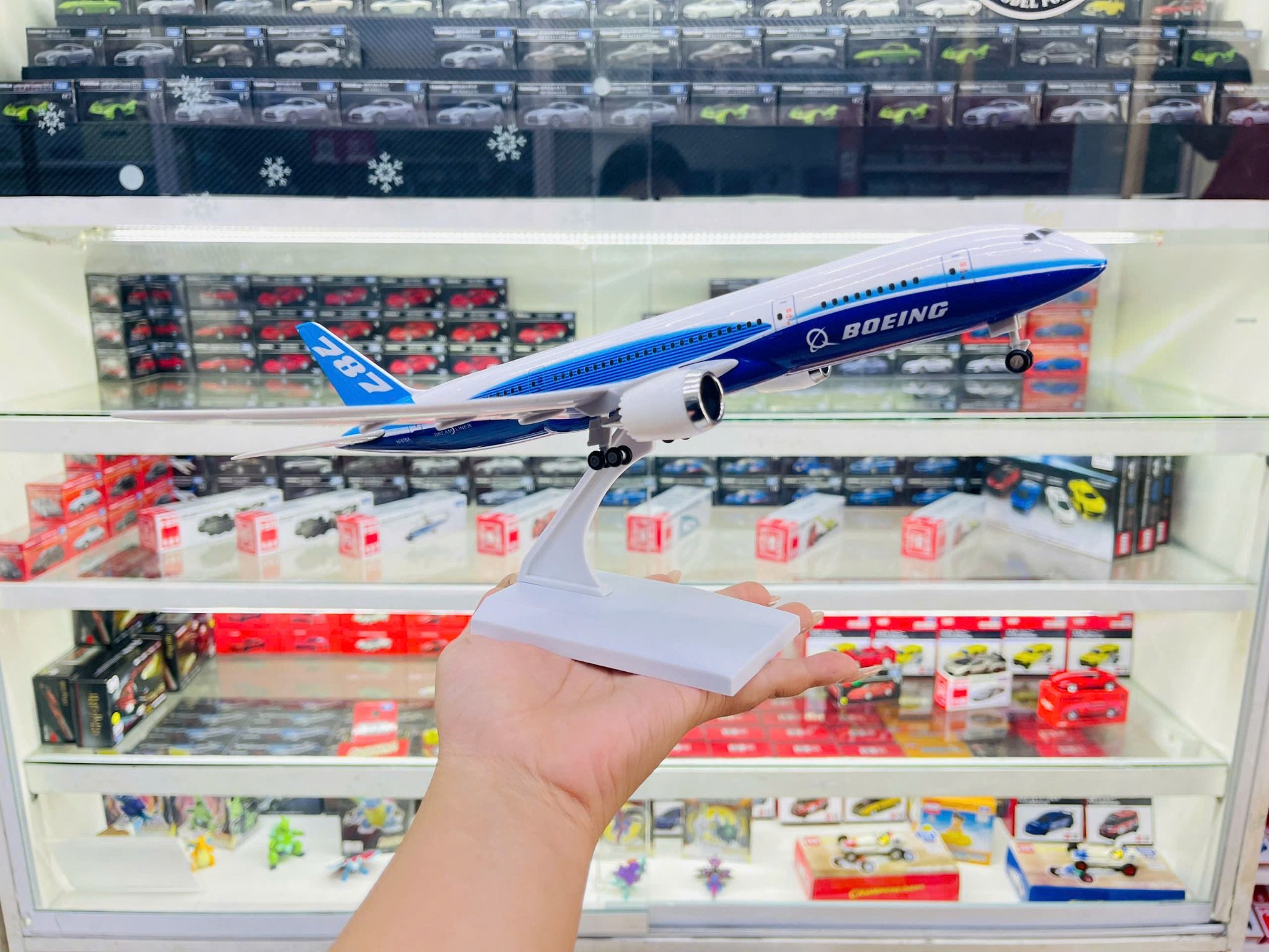  Mô hình máy bay Original B787 có bánh xe - kích thước 30cm MB30045 