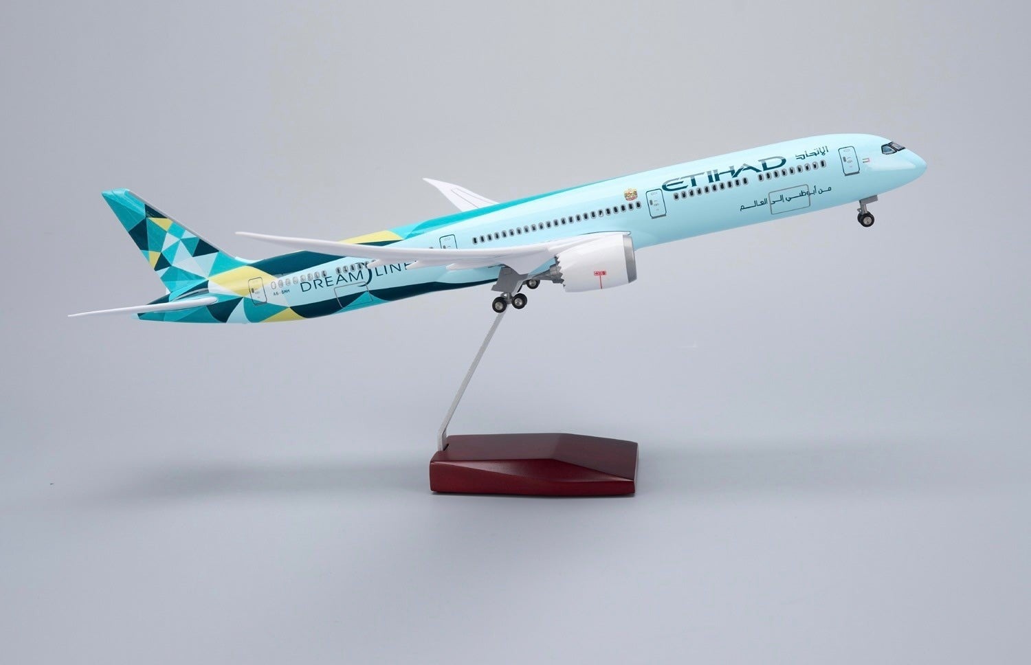  Mô hình máy bay Etihad Airways Boeing 787-10 Dreamliner kích thước 47cm No LED MB47090 