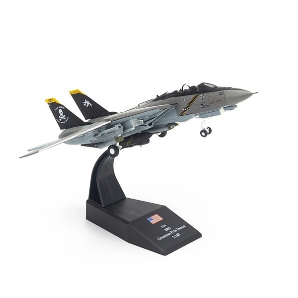  Mô hình máy bay quân sự chiến đấu F-14 Tomcat Amercom tỉ lệ 1:100 NS model MBQS025 