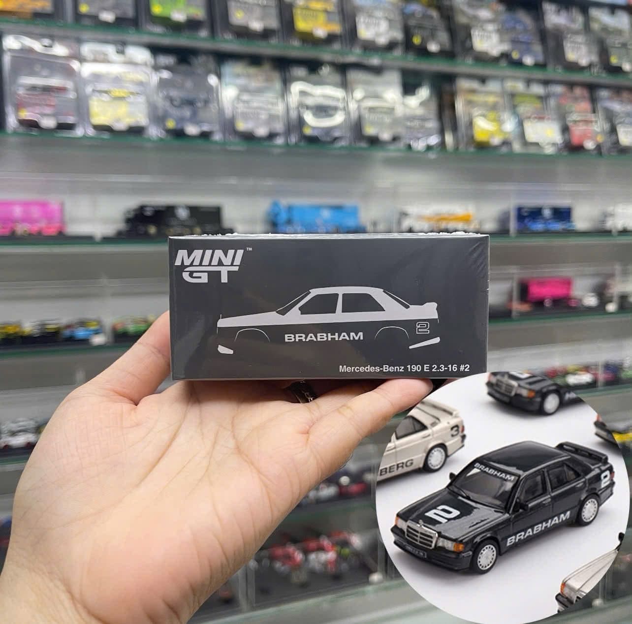  Mô hình xe Mercedes-Benz 190 E 2.3-16 - 1984 Nürburgring Race of Champions tỉ lệ 1:64 MiniGT MGTS0016 