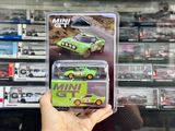  Mô hình xe Lancia Stratos HF #4 1979 Spanish Rally Champion card tỉ lệ 1:64 MiniGT MGT01050-BL 