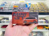  Mô hình xe Volkswagen ID.Buzz Candy White / Energetic Orange bản card tỉ lệ 1:64 MiniGT MGT01061 HAVE CHASE 