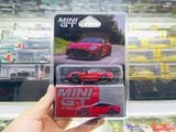  Mô hình xe Aston Martin DBS Hyper Red bản Card tỉ lệ 1:64 MiniGT MGT01065 
