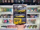  Mô hình xe Ford Mustang Mach1 Grabber Yellow bản card tỉ lệ 1:64 MiniGT MGT01139 HAVE CHASE 