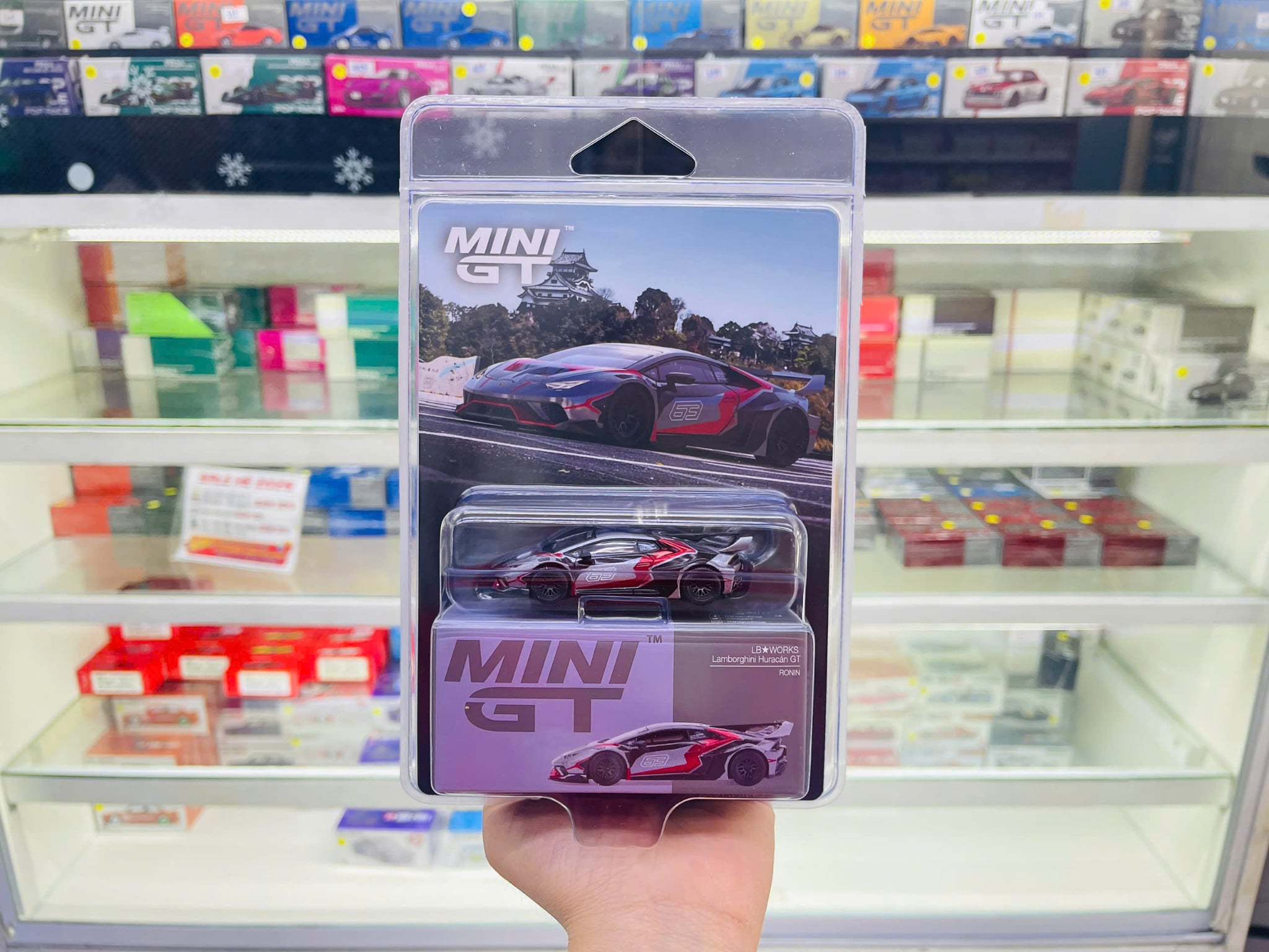  Mô hình xe LB*WORKS Lamborghini Huracán GT RONIN bản card tỉ lệ 1:64 MiniGT MGT01177 NO CHASE CAR 