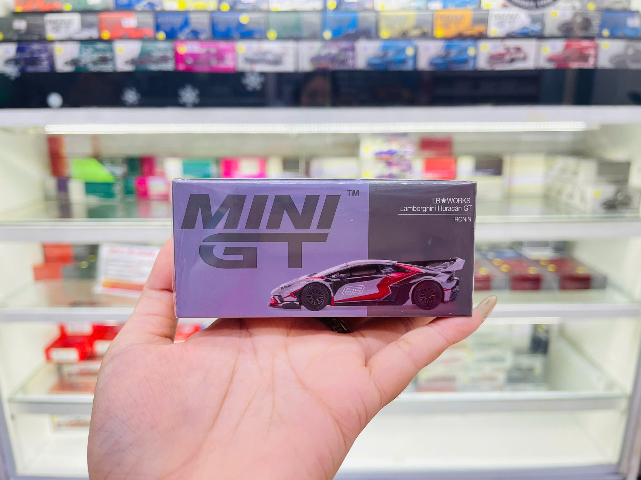  Mô hình xe LB*WORKS Lamborghini Huracán GT RONIN tỉ lệ 1:64 MiniGT MGT01177 