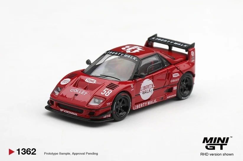  Mô hình xe Mazda AZ-1 Liberty Walk LB40 LB-Hinomaru Red tỉ lệ 1:64 MiniGT MGT01362 