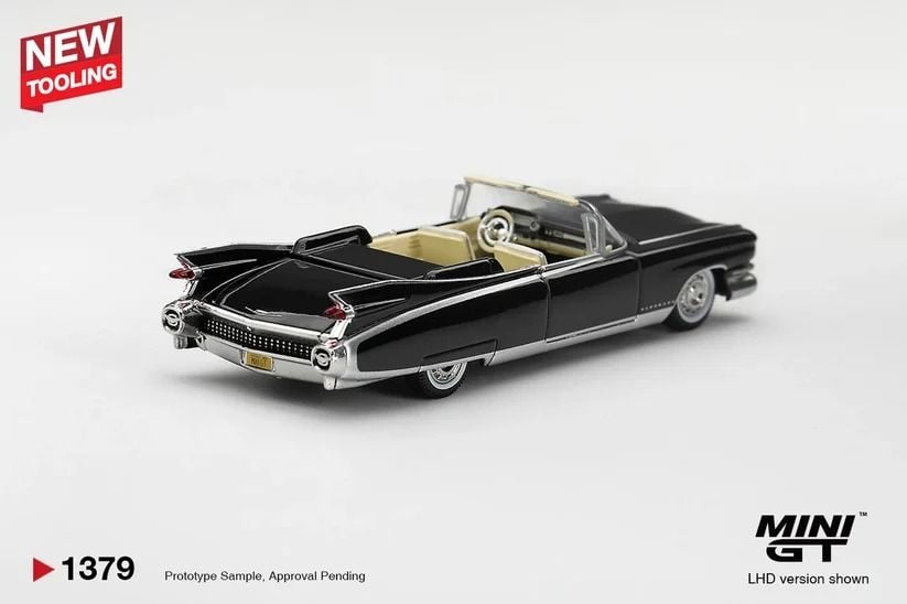  Mô hình xe Cadillac Eldorado Biarritz 1959 Black tỉ lệ 1:64 MiniGT bản Box MGT01379 