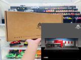  Hộp trưng bày mica mô phỏng cửa hàng KFC có đèn kích thước 30x13.3x10cm tỉ lệ 1:64 MoreArt MO914903 
