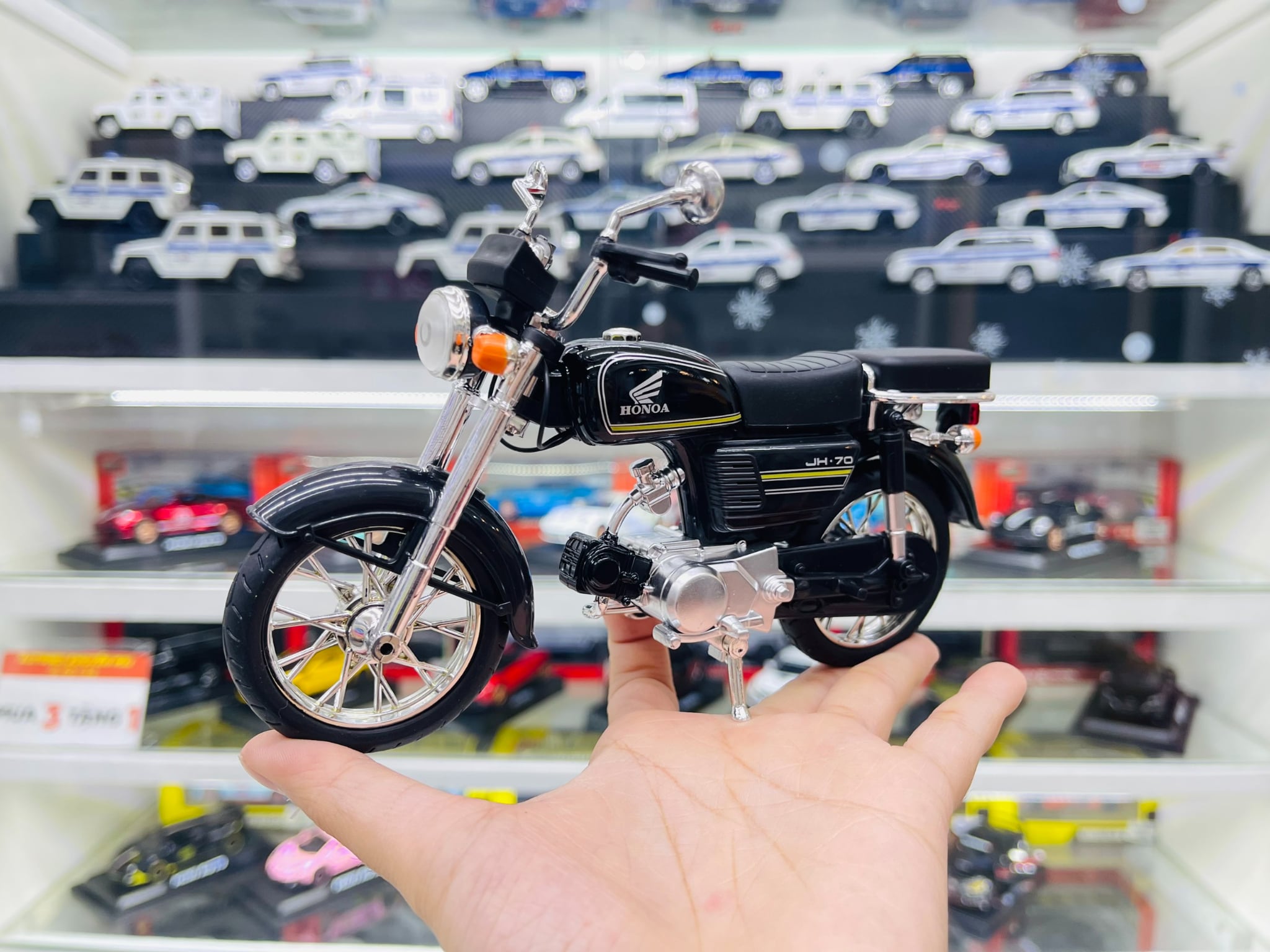  Mô hình xe Honda JH-70 tỉ lệ 1:12 Jialing MT015 