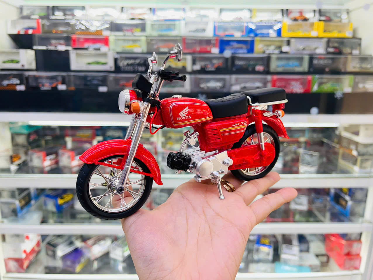  Mô hình xe Honda JH-70 tỉ lệ 1:12 Jialing MT015 
