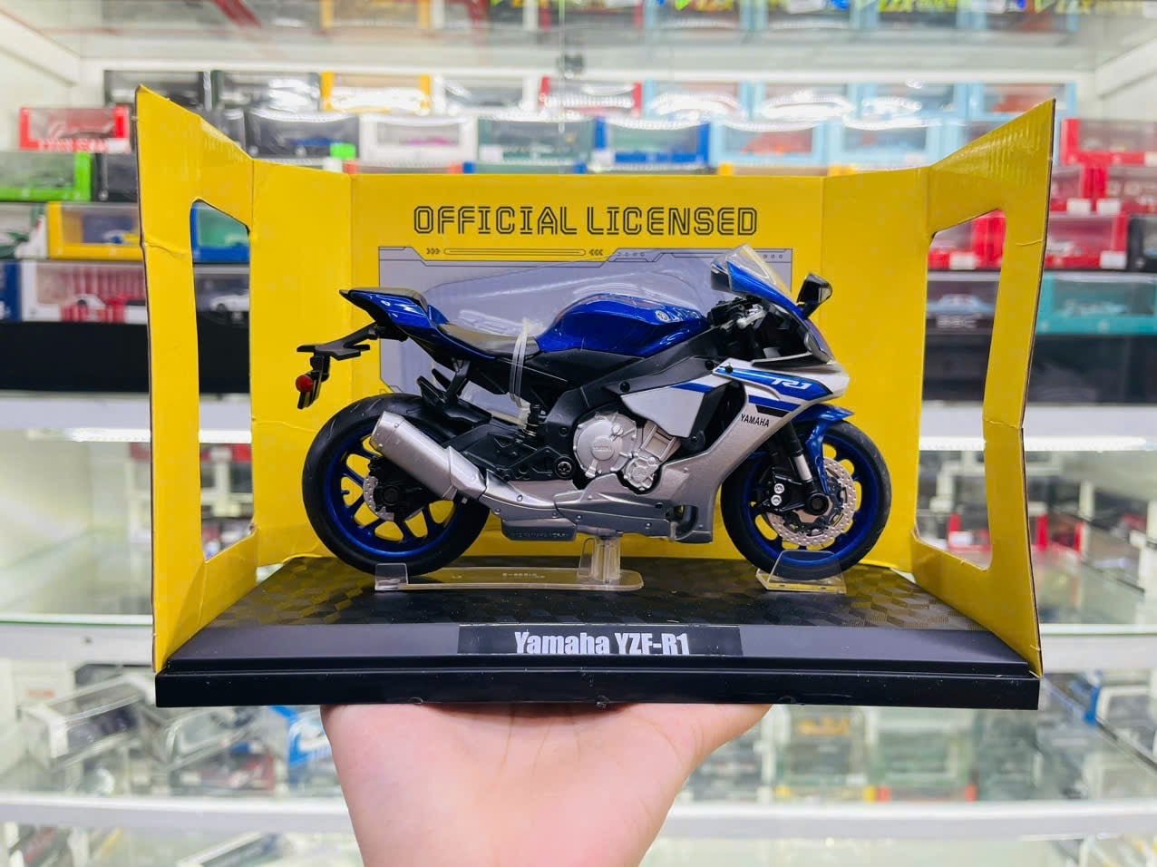  Mô hình xe Yamaha Yzf R1 tỉ lệ 1:12 MSZ MT092 
