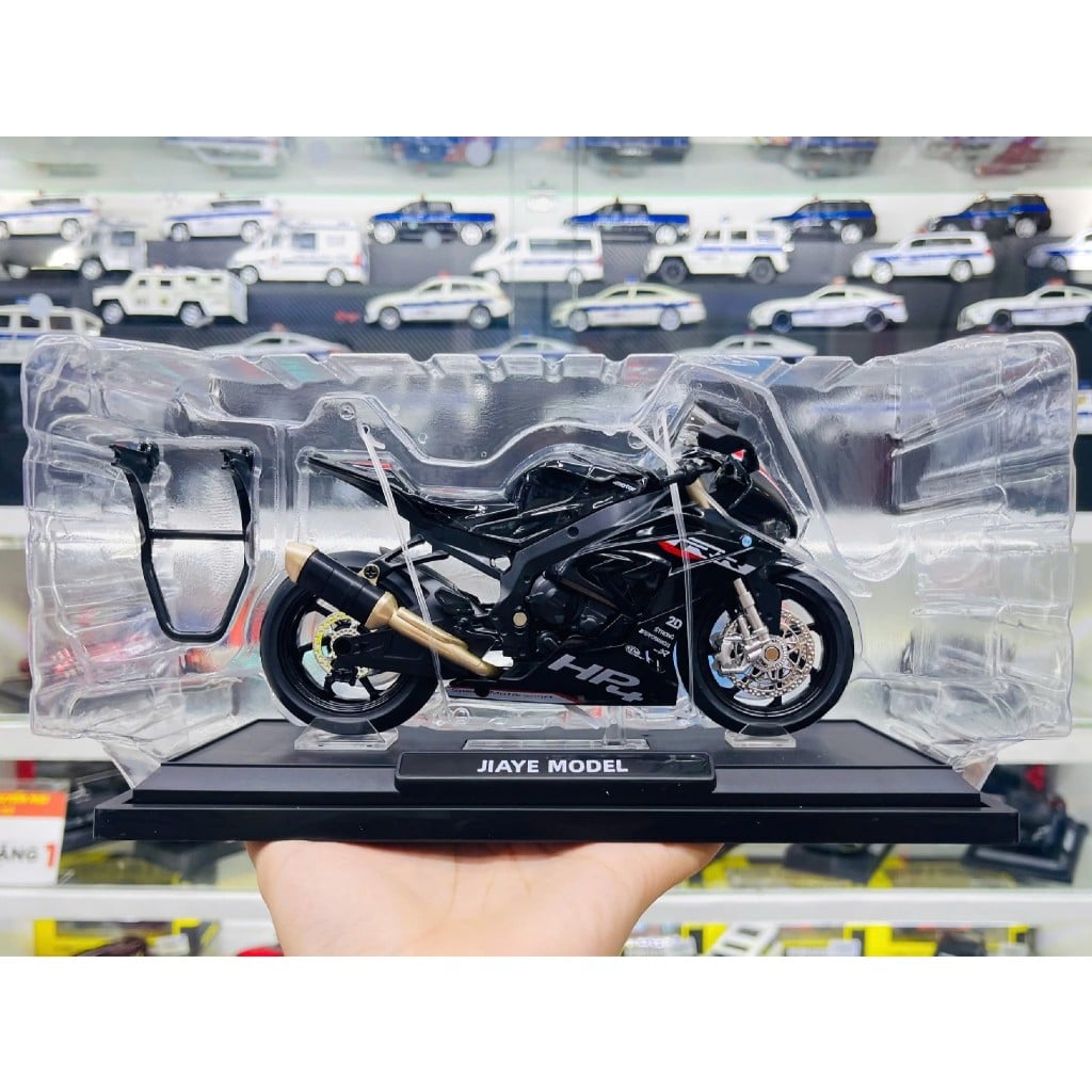  Mô hình xe BMW S1000RR HP4 tỉ lệ 1:12 Jiaye Model MT098 