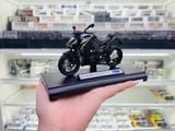  Mô hình xe mô tô Kawasaki Z1000R 2017 black tỉ lệ 1:18 Welly MT18057 