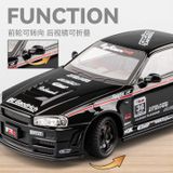  Mô hình xe Nissan GTR R34 Top Secret full open tỉ lệ 1:24 Chezhi CZ241192 