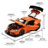  Mô hình xe Toyota Supra A90 full open tỉ lệ 1:22 Jiaye model VB24166 