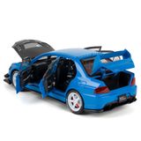  Mô hình xe Mitsubishi Evoltion EVO 9 IX full open tỉ lệ 1:24 Jinlifang 1901-623 