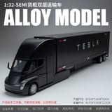  Mô hình xe container đầu kéo kèm thùng Tesla truck tỉ lệ 1:32 Alloy model A3260 
