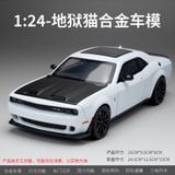  Mô hình xe Dodge Challenger SRT Hellcat full open tỉ lệ 1:24 XHD model C2463 