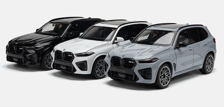  Mô hình xe BMW X5 M Series full open tỉ lệ 1:24 Hengteng model H2743 