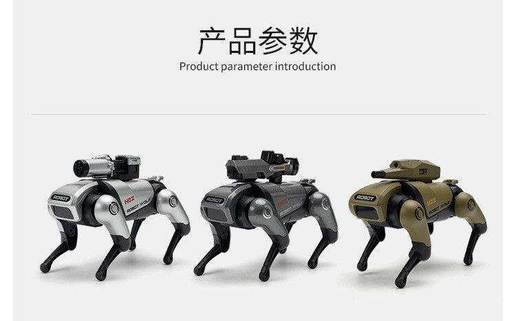  Mô hình robot thú cưng di chuyển được - có âm thanh đèn kích thước 15cm Henteng model 262A 
