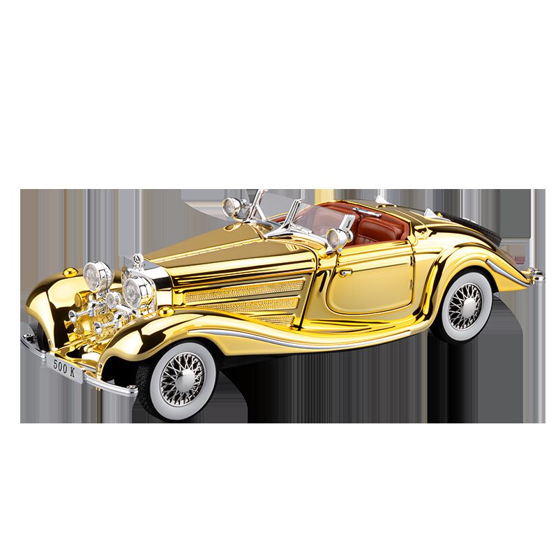  Mô hình xe Mercedes Benz 500K crom version full open tỉ lệ 1:24 Chezhi CZ241832 