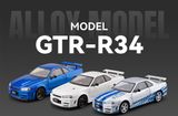  Mô hình xe Nissan GTR R34 Nismo full open tỉ lệ 1:24 Chezhi model CZ241862 