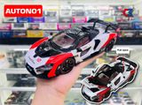  Mô hình xe McLaren Senna GTR full open - full kính - có âm thanh - đèn tỉ lệ 1:24 Chezhi OT24084 