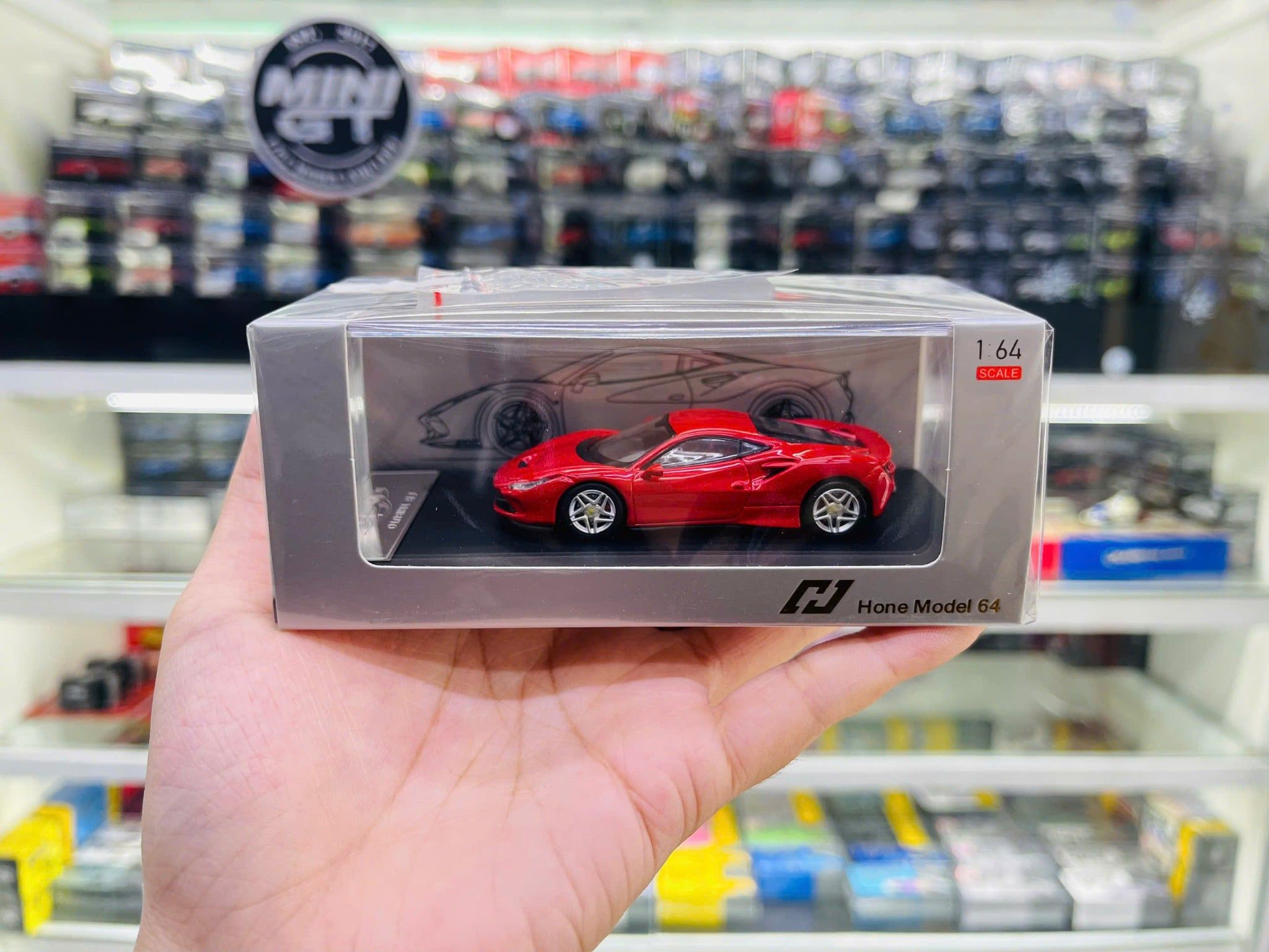  Mô hình xe Ferrari F8 alloy model tỉ lệ 1:64 Hone Model 64 OT64716 