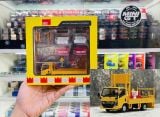  Mô hình xe tải Isuzu ELF Engineering Roadblock Vehicle Yellow tỉ lệ 1:64 DBGT Model OT64731 