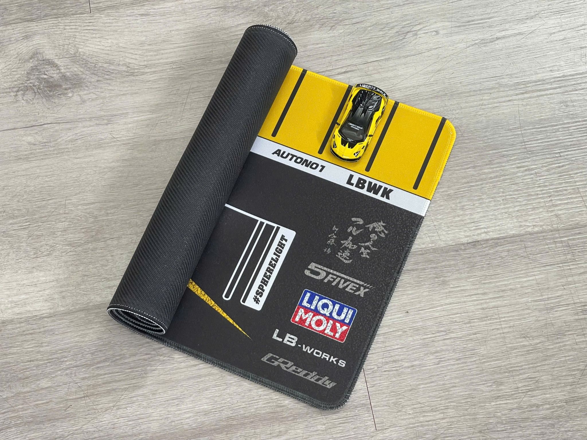  Phụ kiện thảm sa bàn chống trượt mô phỏng diorama bãi đỗ xe/ Parking lot 23 Sphere light 60x30cm tỉ lệ 1:64 Autono1 PT002 