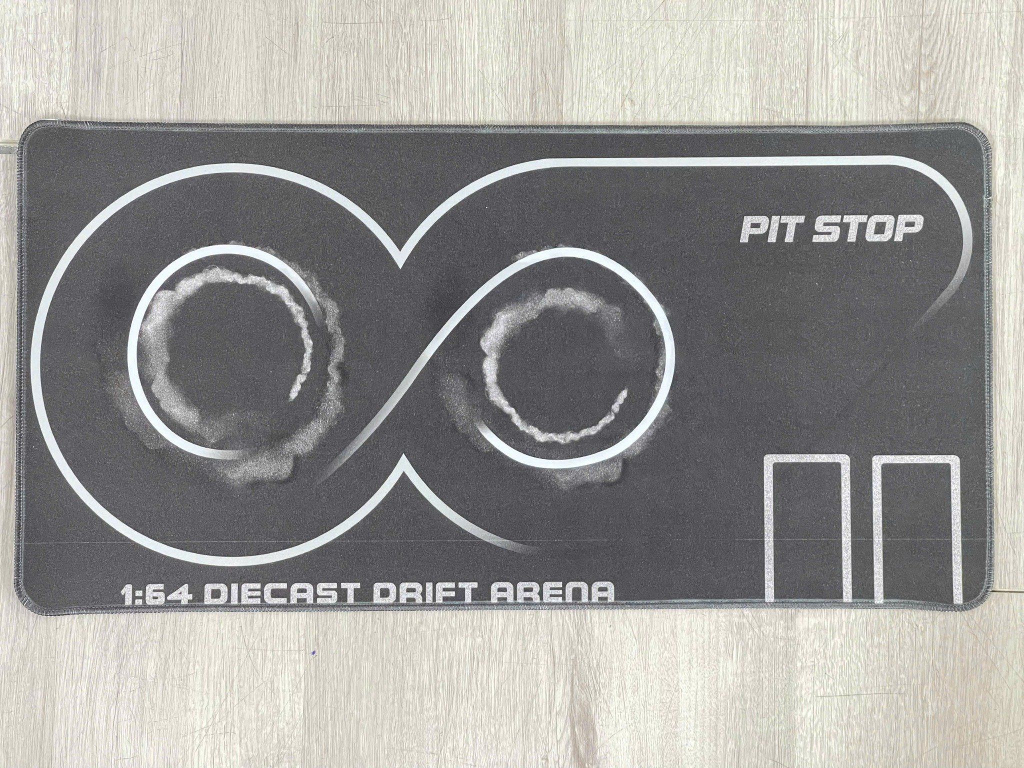  Phụ kiện thảm sa bàn chống trượt mô phỏng diorama đường đua PIT RACE nhiều kích thước 60x30 cho mô hình xe 1:64 Autono1 PT004 