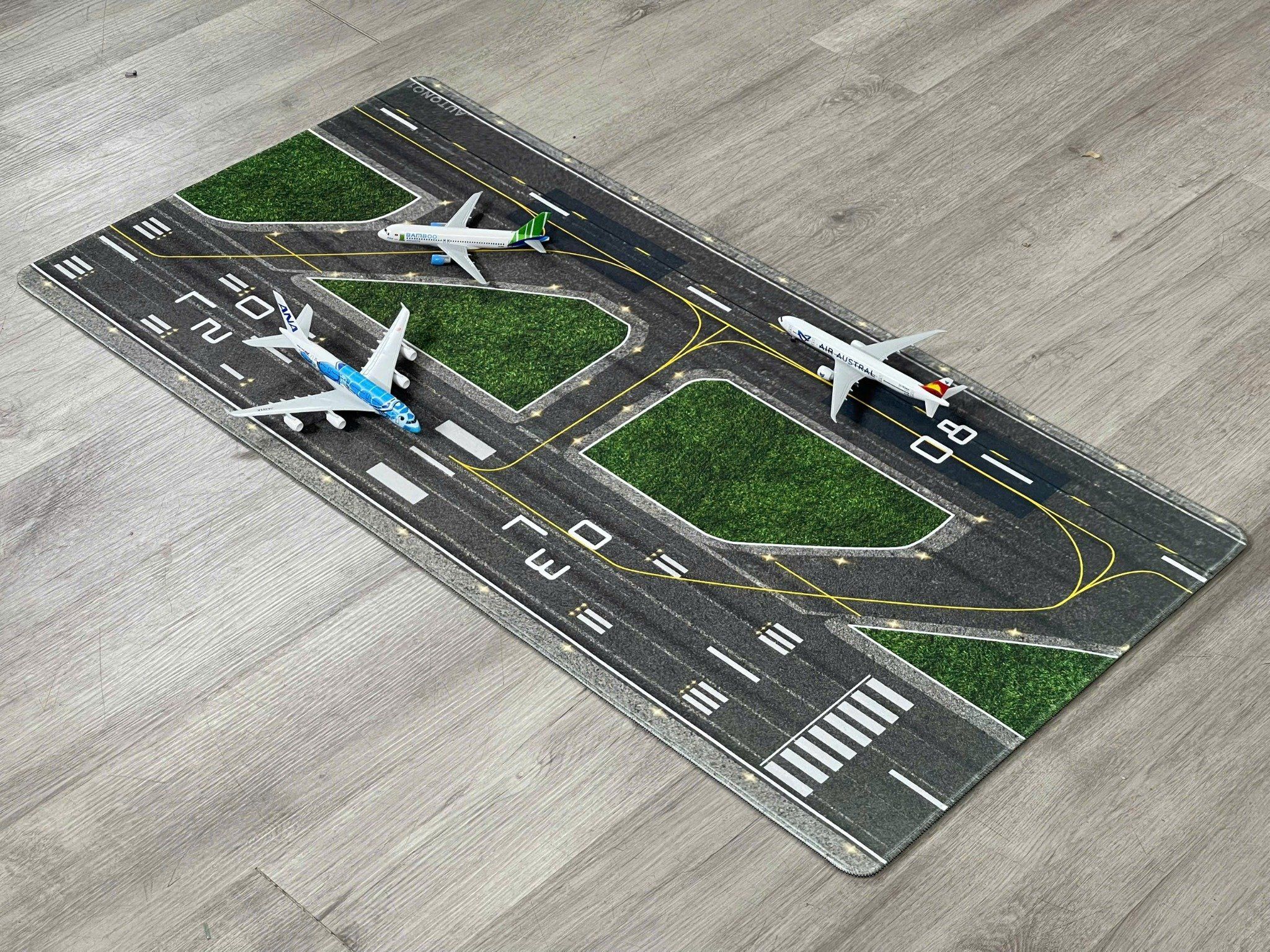  Phụ kiện thảm sa bàn chống trượt mô phỏng bãi đáp, đường băng lớn nhiều kích thước 3mm cho mô hình máy bay Autono1 PT005 