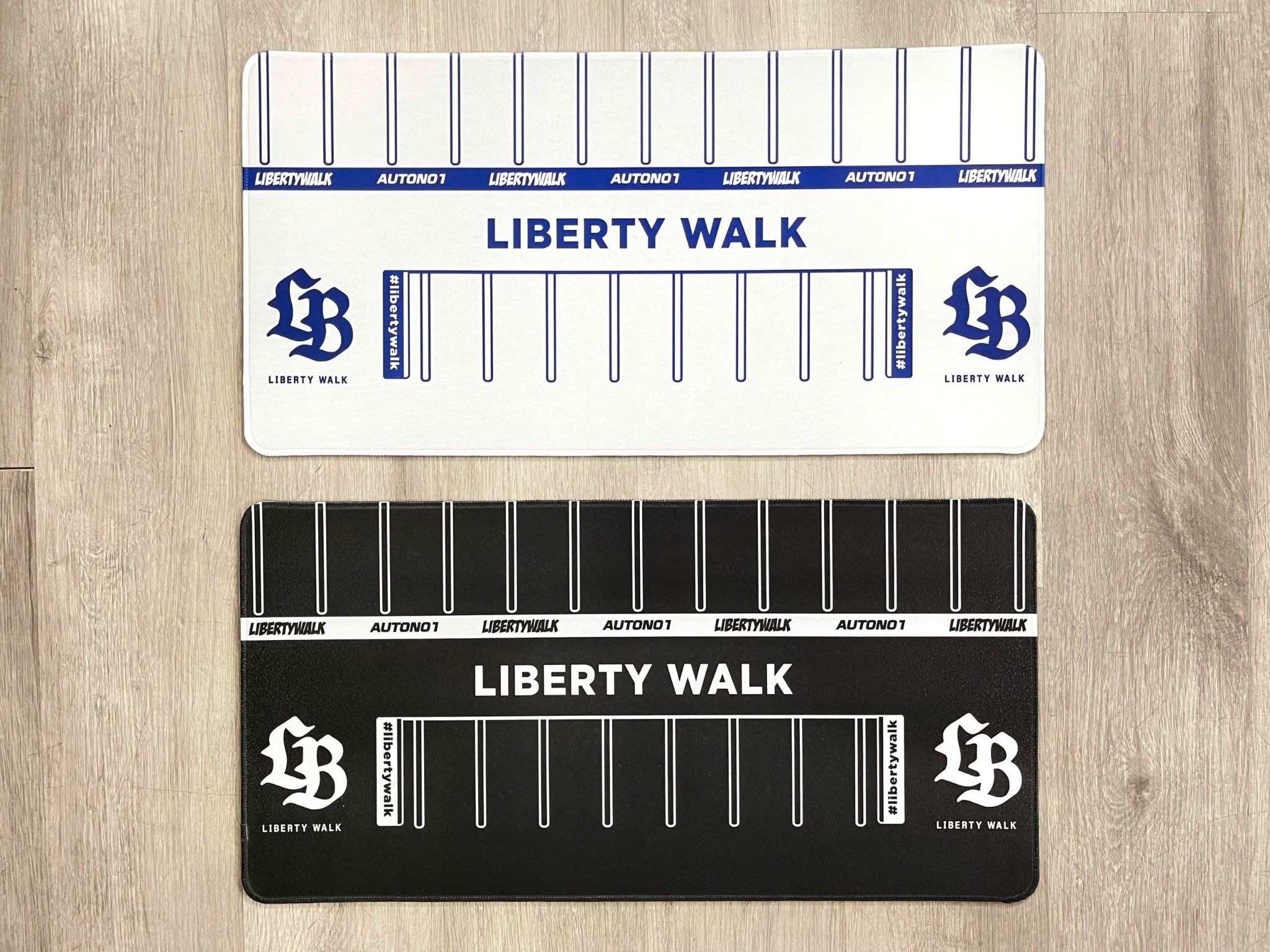  Phụ kiện thảm sa bàn chống trượt mô phỏng diorama bãi đỗ xe/ Parking lot Liberty Walk LBWK trắng 60x30cm tỉ lệ 1:64 Autono1 PT007 