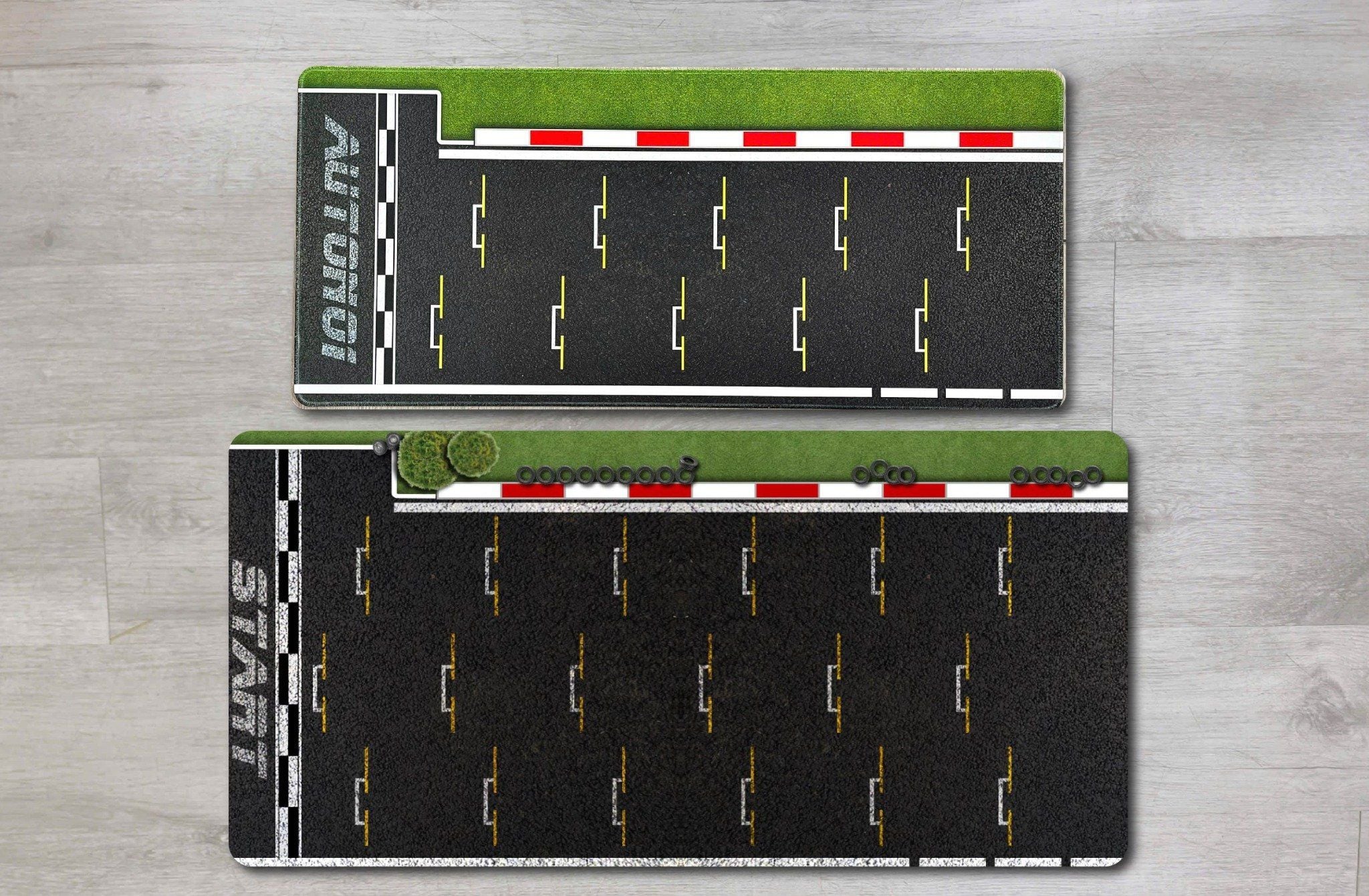  Phụ kiện thảm sa bàn chống trượt mô phỏng diorama pit race trường đua xe F1 kích cỡ 90x40cm tỉ lệ 1:64 Autono1 PT008 