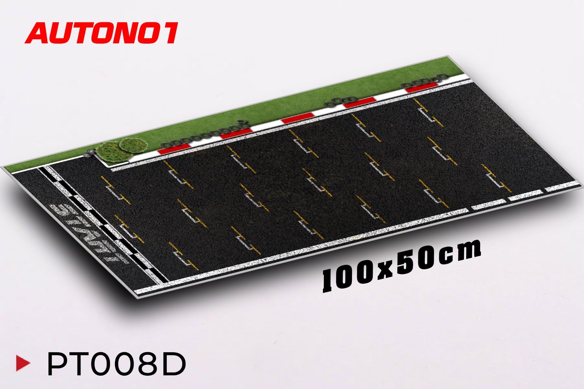  Phụ kiện thảm sa bàn chống trượt mô phỏng diorama pit race trường đua xe F1 kích cỡ 100x50cm tỉ lệ 1:64 Autono1 PT008 