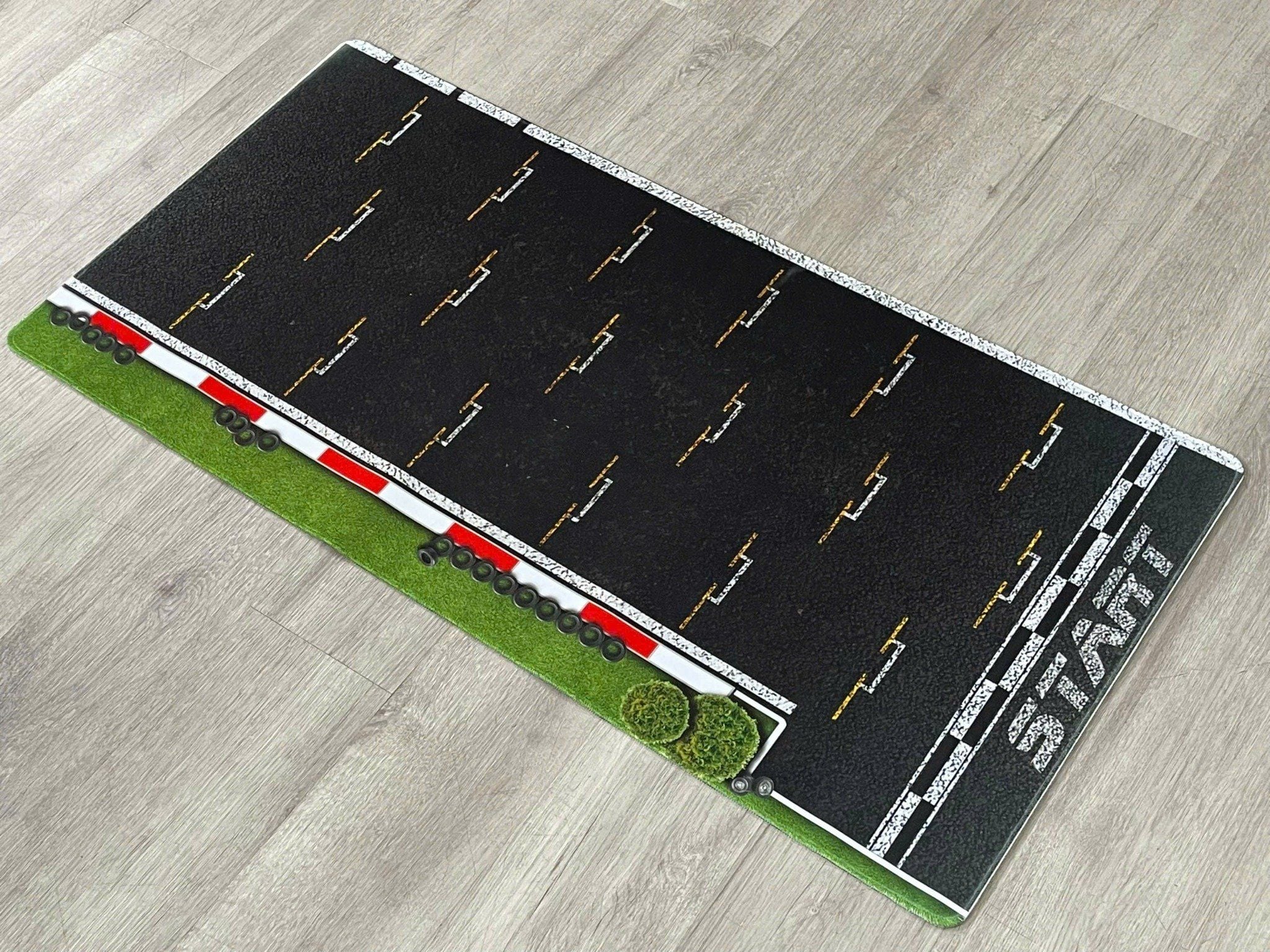  Phụ kiện thảm sa bàn chống trượt mô phỏng diorama pit race trường đua xe F1 kích cỡ 90x40cm tỉ lệ 1:64 Autono1 PT008 