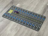  Phụ kiện thảm sa bàn chống trượt mô phỏng diorama bãi đỗ xe/ Parking lot - đường xe chạy 60x30cm tỉ lệ 1:64 Autono1 PT009 